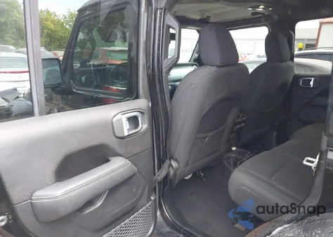 2020 Jeep Wrangler Unlimited Sahara из США, поврежденный, VIN 1C4HJXEN4LW115294